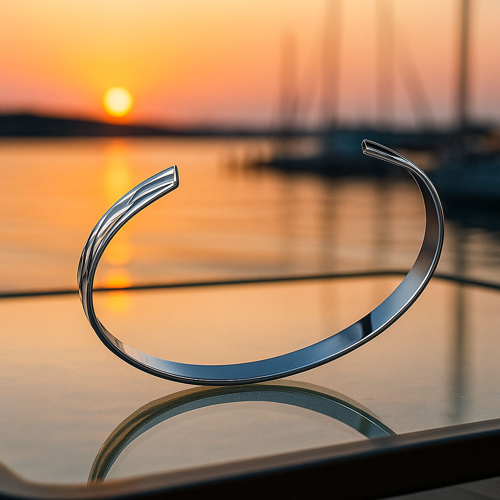 Mirae | Bracciale orizzonte lucido