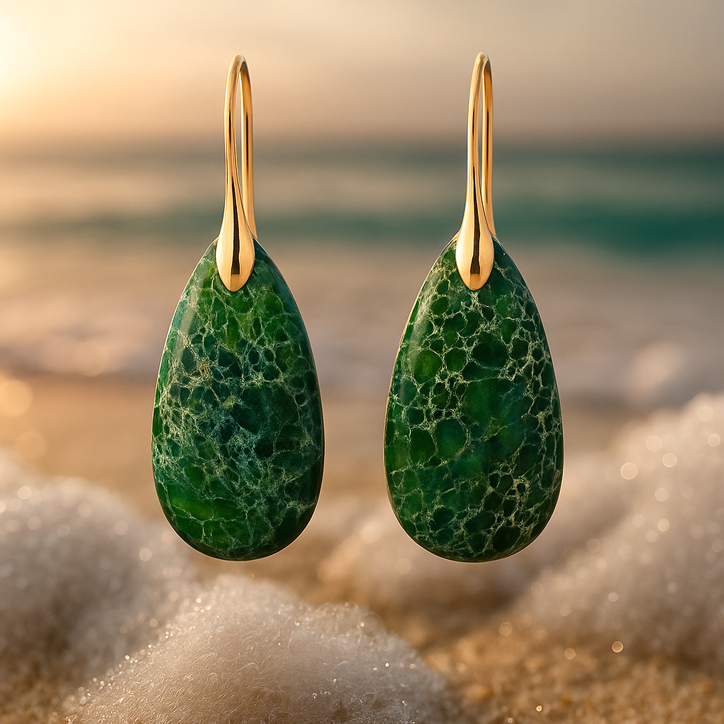Isalea – Orecchini Verde Smeraldo