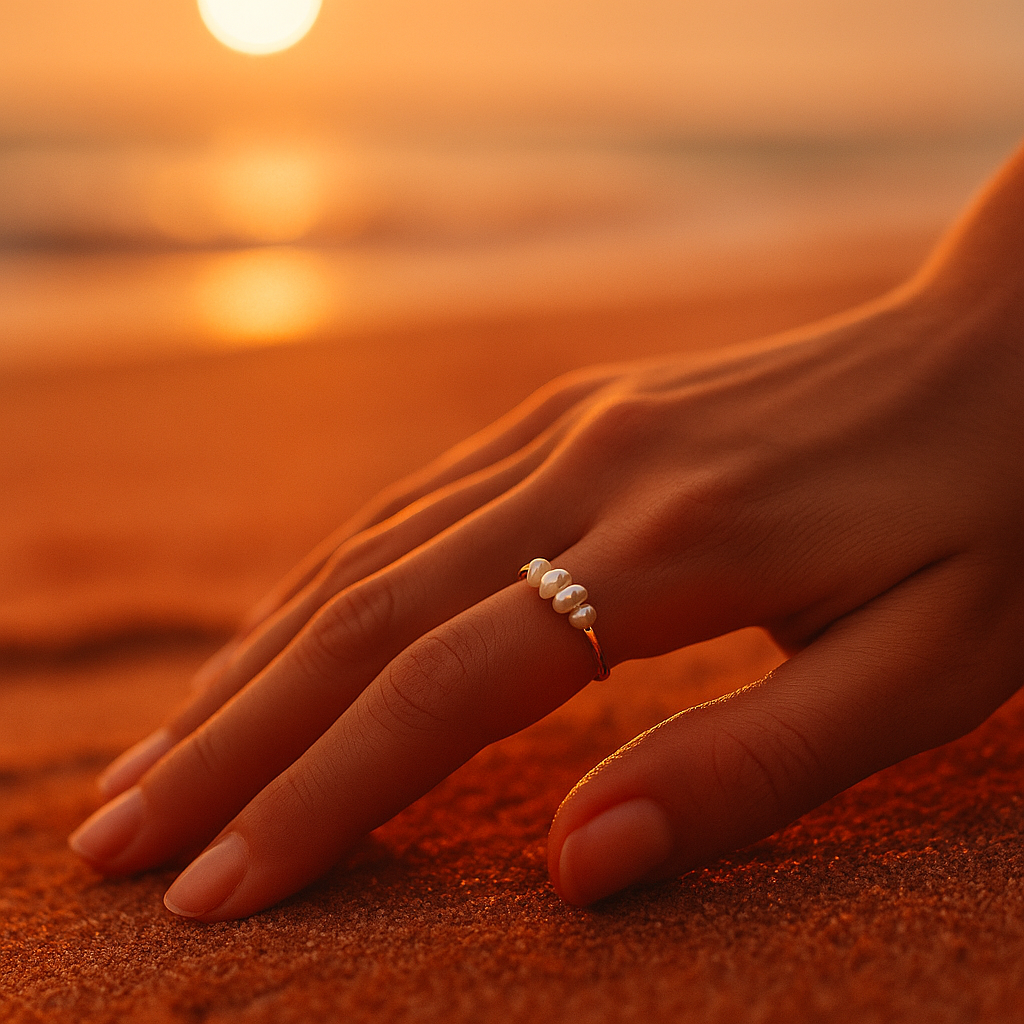Soraya | Anello con Perla