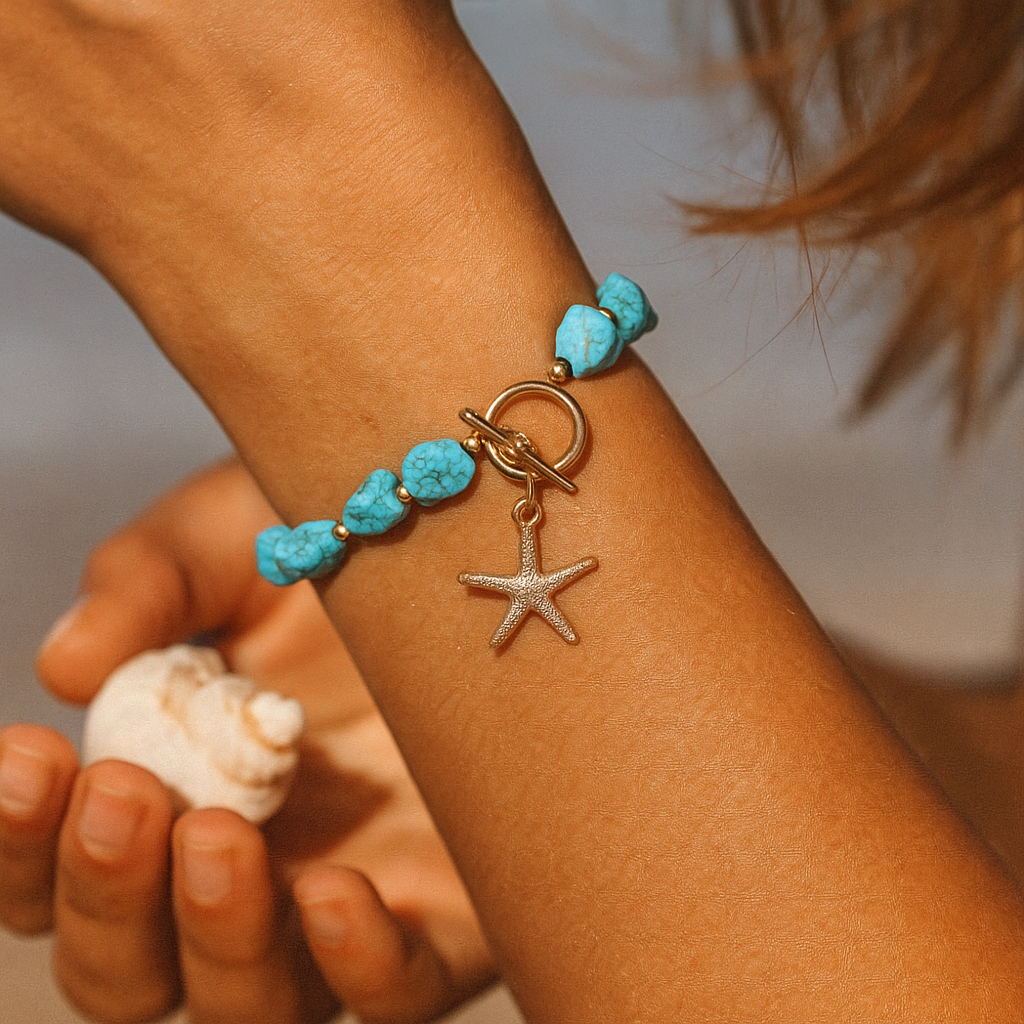 Siris | Bracciale azzurro dei fondali