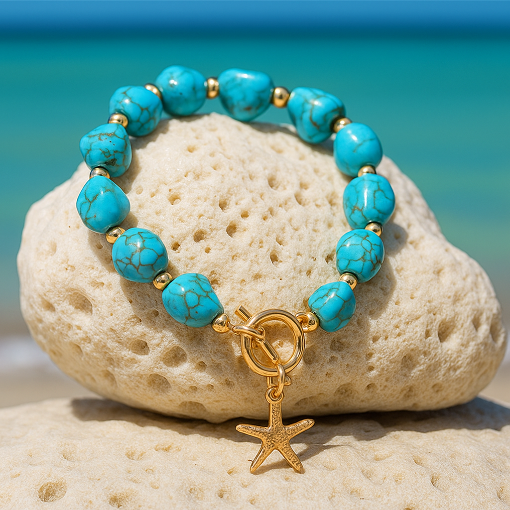 Siris | Bracciale azzurro dei fondali