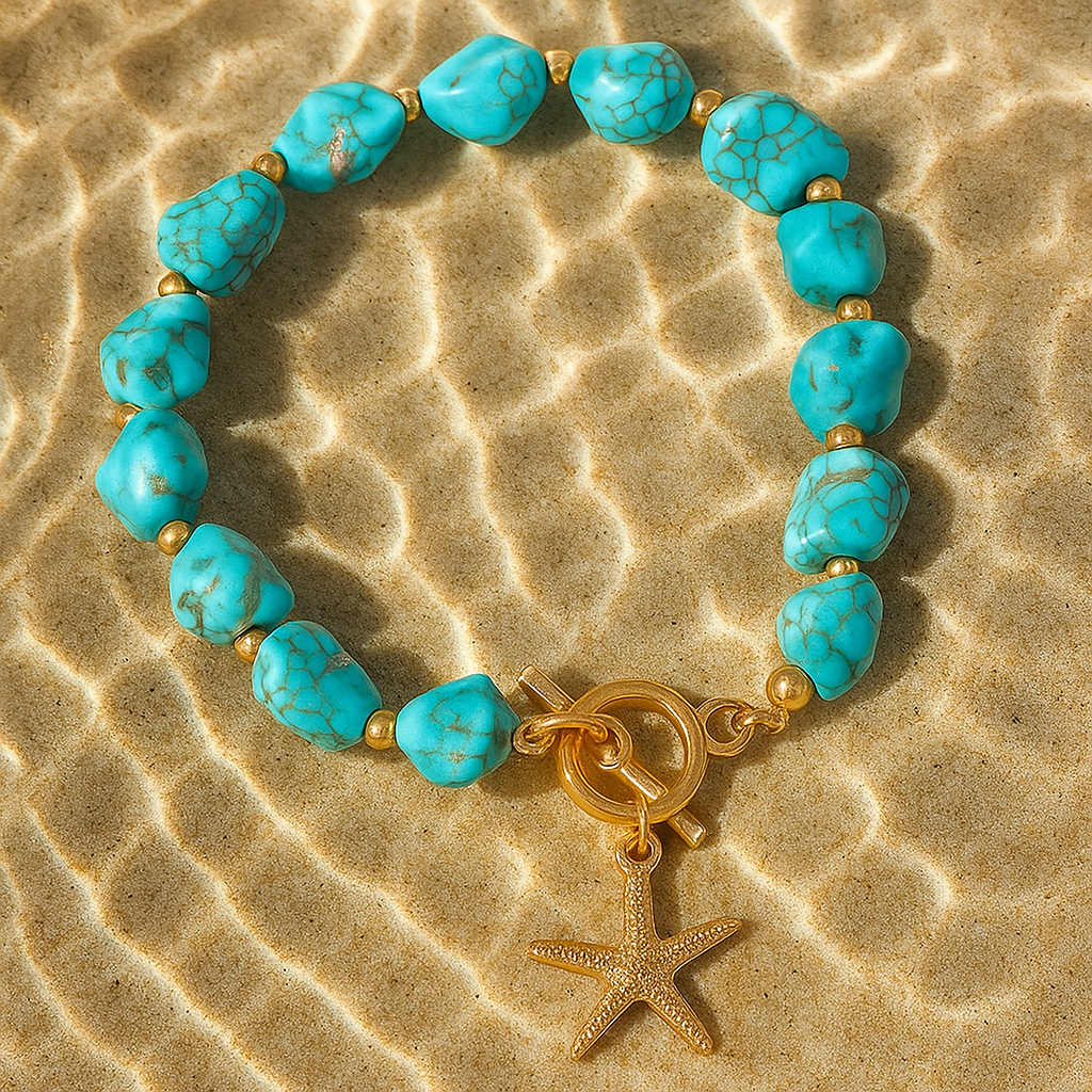 Siris | Bracciale azzurro dei fondali