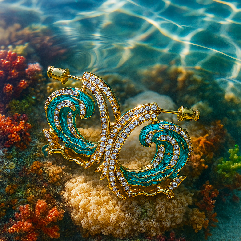 Selenea | Orecchini Giuramento dell'oceano