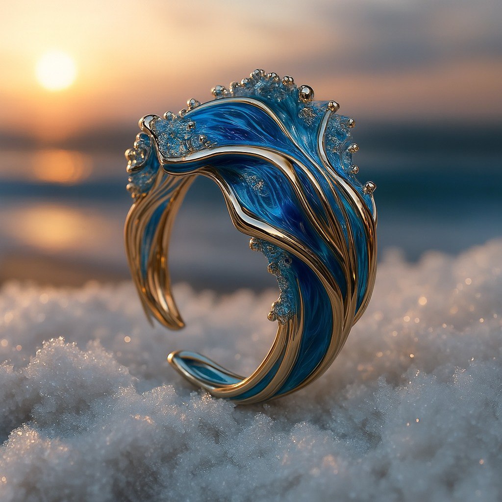 Miralys | Anello ondulato antico