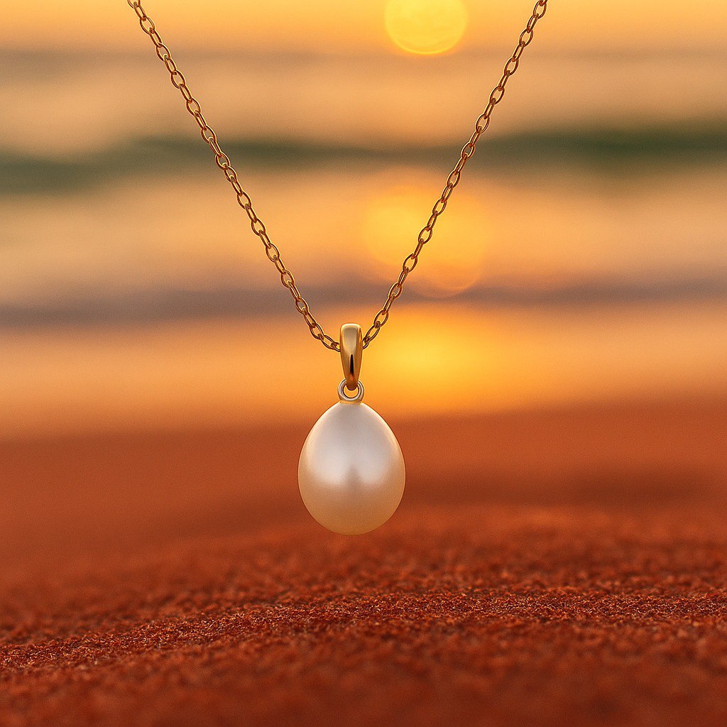 Najma | Collana di Perle con Catena Sottile
