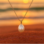 Najma | Collana di Perle con Catena Sottile