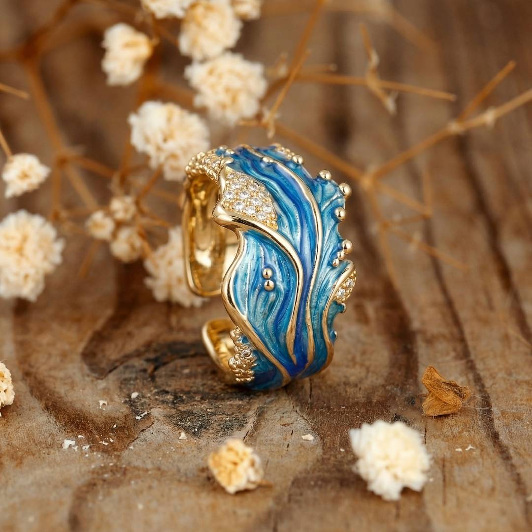 Miralys | Anello ondulato antico