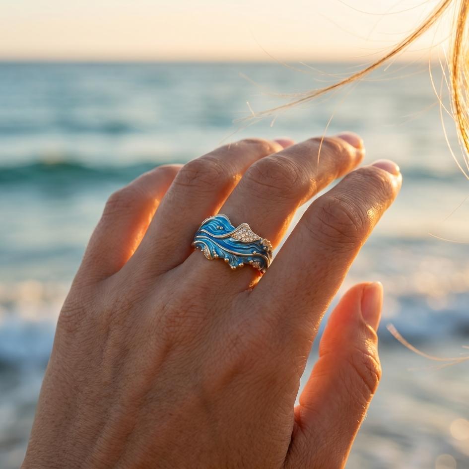 Miralys | Anello ondulato antico