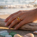 Naïma | Anello orbite del sole dorato