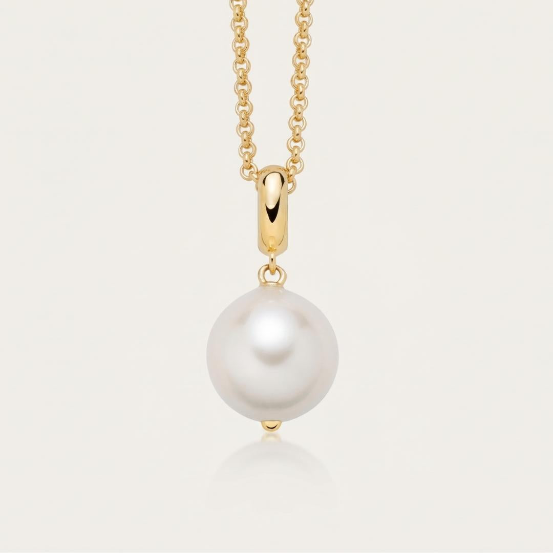 Najma | Collana di Perle con Catena Sottile