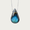 Lacrima del Mare | Collana in labradorite