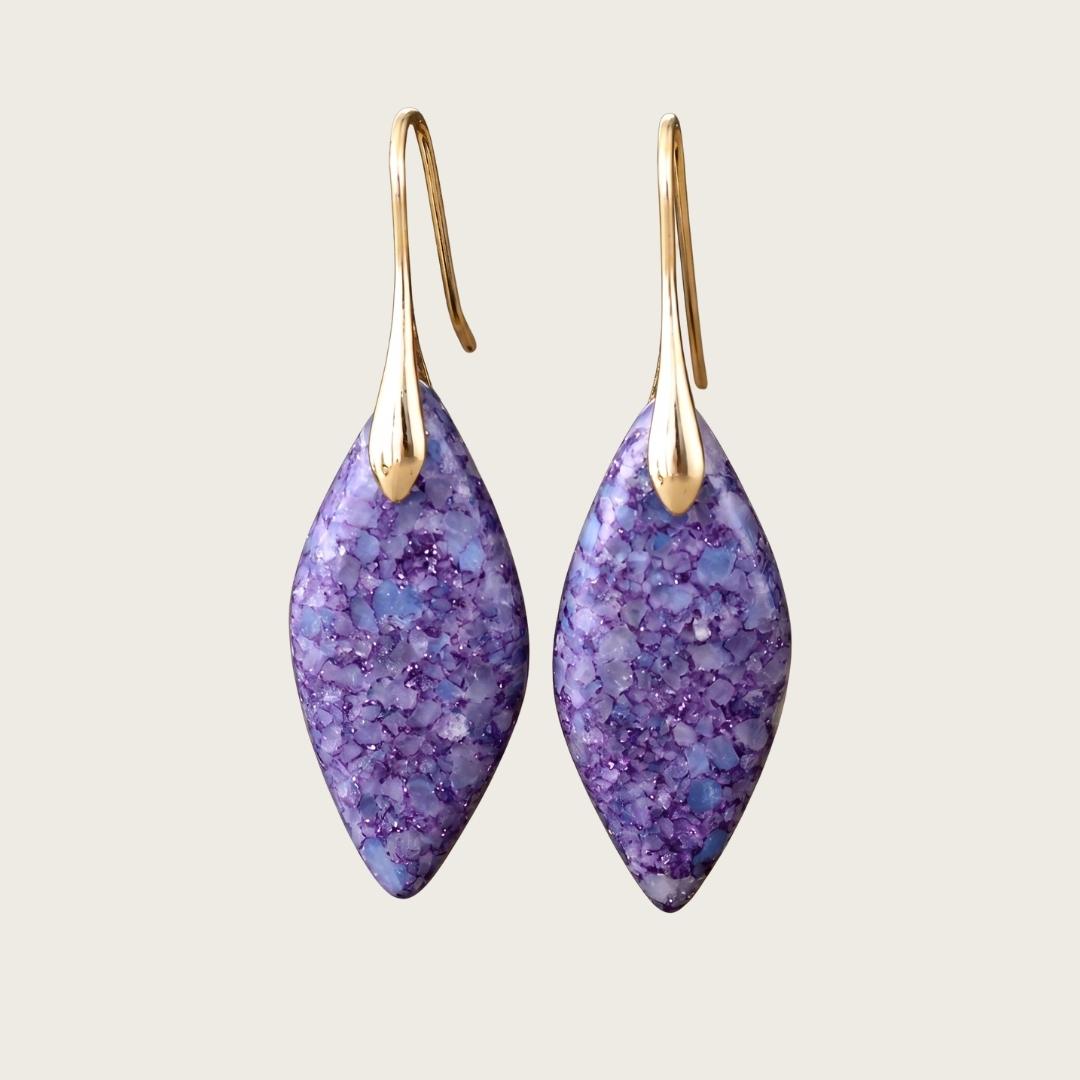 Mirelda – Orecchini Viola Perla