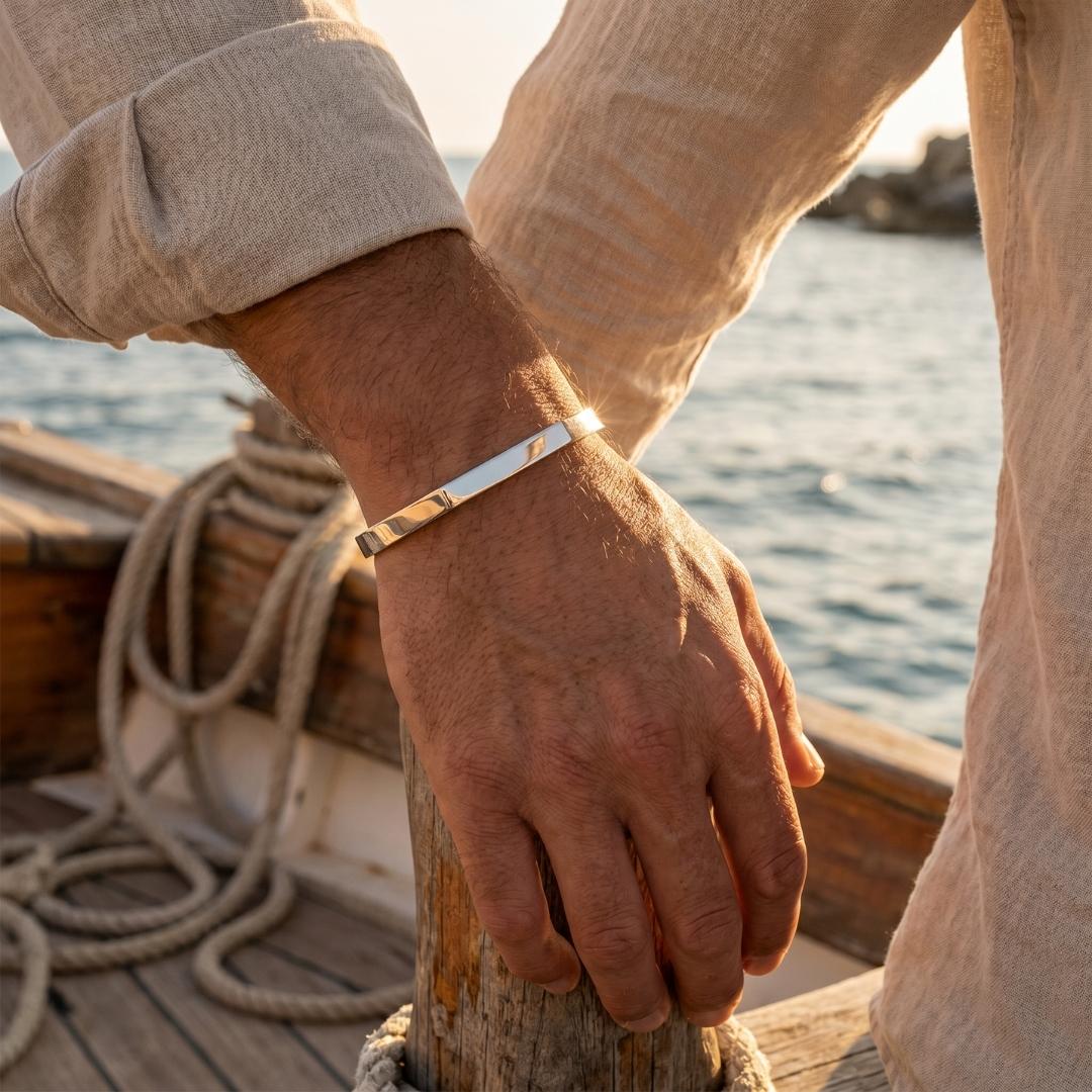 Eros | Bracciale linea d’argento