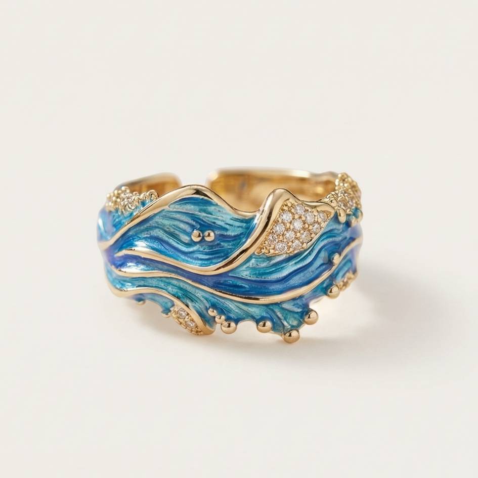 Miralys | Anello ondulato antico