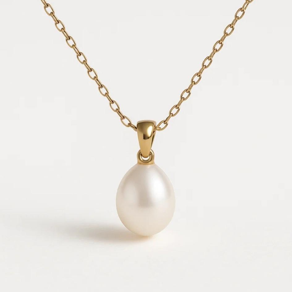 MID FUNNNEL - 2026-01-03T004408.159 Najma | Collana di Perle con Catena Sottile - immagine 1