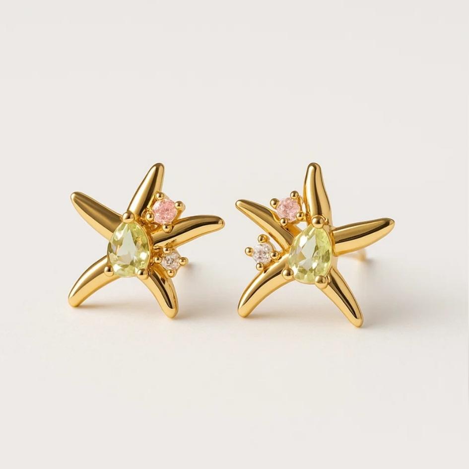 MID FUNNNEL - 2026-01-09T001234.370 Coralia | Orecchini Stella Marina - immagine 1