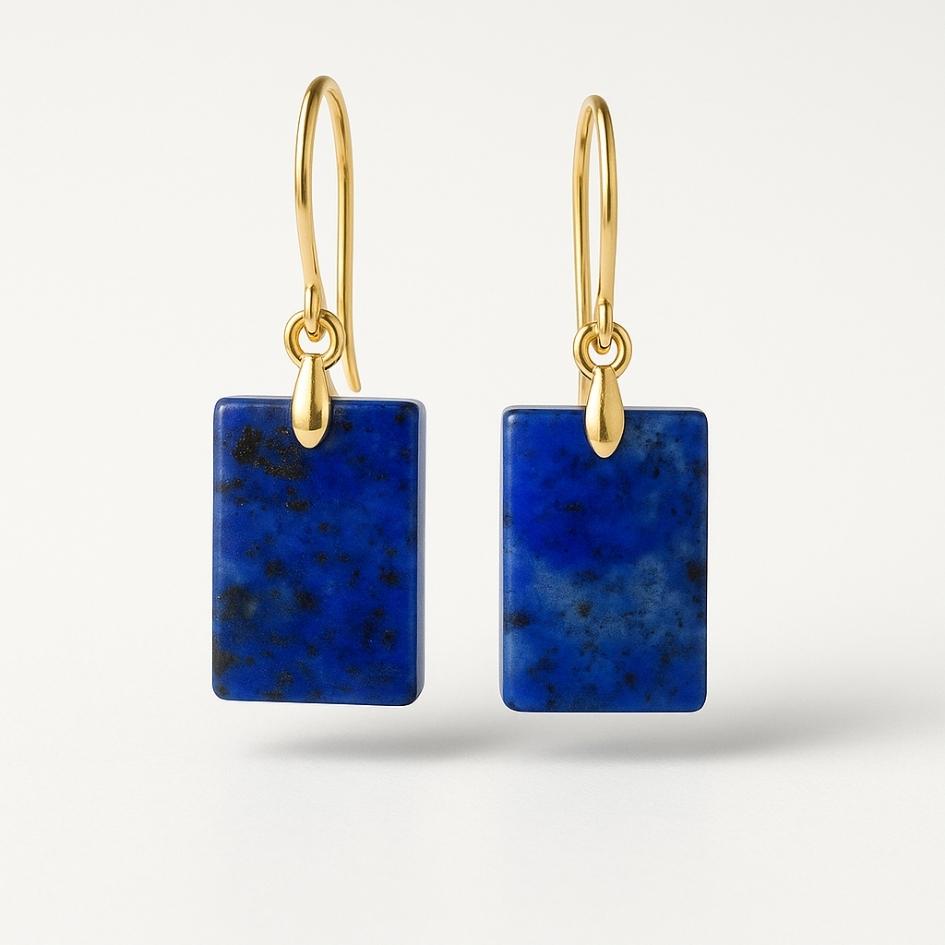 MID FUNNNEL - 2026-02-06T004953.438 Almirea – Orecchini Blu Oceano Rettangolari - immagine 1