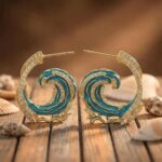 Selenea | Orecchini Giuramento dell'oceano - immagine 2