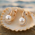 Lola - Orecchini a bottone con perle - immagine 2