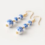 Mavi - Orecchini Pendenti Azzurro e Bianco