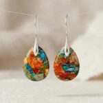 Aristea – Orecchini Multicolore Tropicale - immagine 3