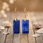 Almirea – Orecchini Blu Oceano Rettangolari