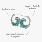 Selenea | Orecchini Giuramento dell'oceano - immagine 5
