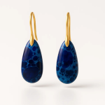 Selenea – Orecchini Blu Abissale